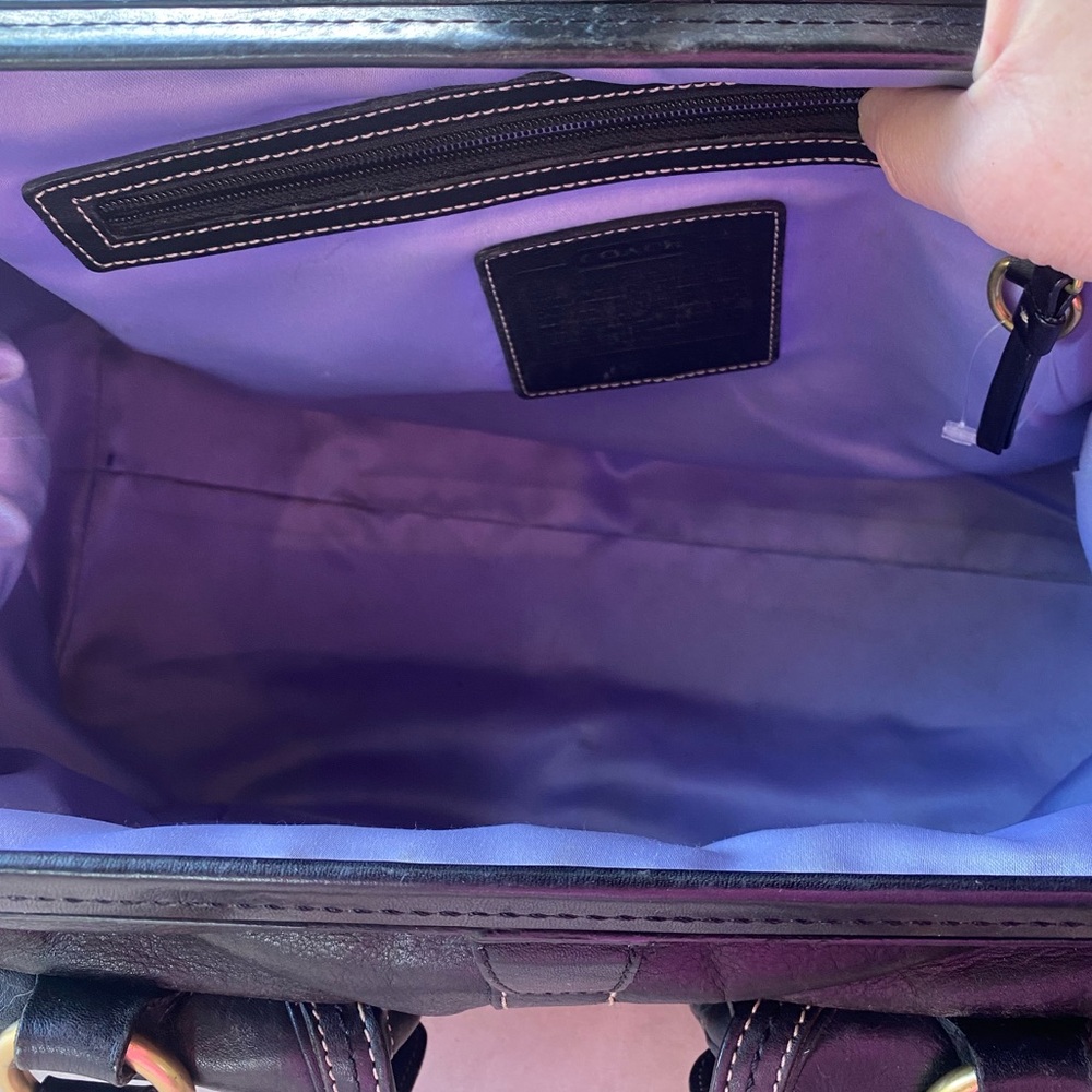 Like New Vintage Coach Daphne Shoulder Bag 3569 Black 🖤 - Picture 8 of 14